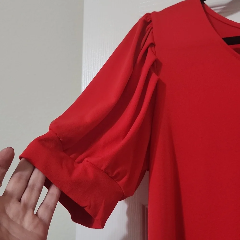MSK Cute Red Dress - Picture 3 of 3